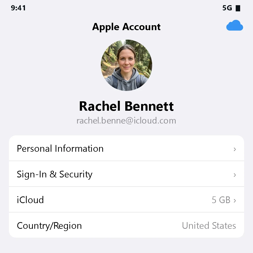 Apple iCloud 账号 | 2FA | 美区 | App Store 已激活 | @icloud.com